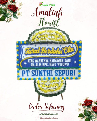 Papan Bunga Duka di Hulonthalangi