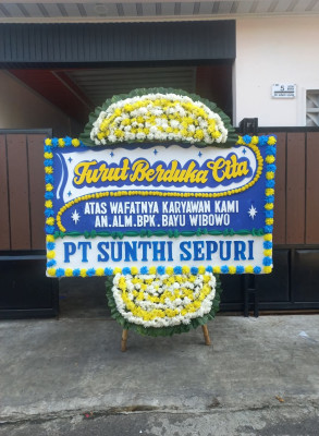 Papan Bunga Duka di Hulonthalangi